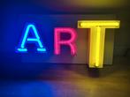 Art neon letters, reclamebord, lichtbak, lichtreclame., Lichtbak of (neon) lamp, Onbekend, Ophalen of Verzenden, Zo goed als nieuw