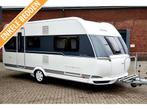 Hobby De Luxe 495 UL 2020 Mover Airco Voortent 1800KG Vol Op, Caravans en Kamperen, Caravans, Schokbreker, Rondzit, Hobby, Bedrijf