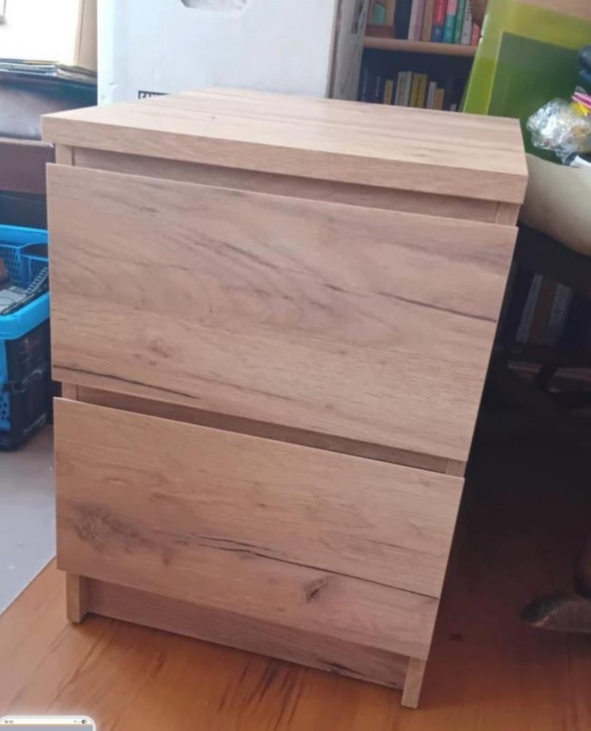 Mooi nachtkastje van Jysk, Ophalen, Minder dan 50 cm, 1 of 2 laden, Zo goed als nieuw