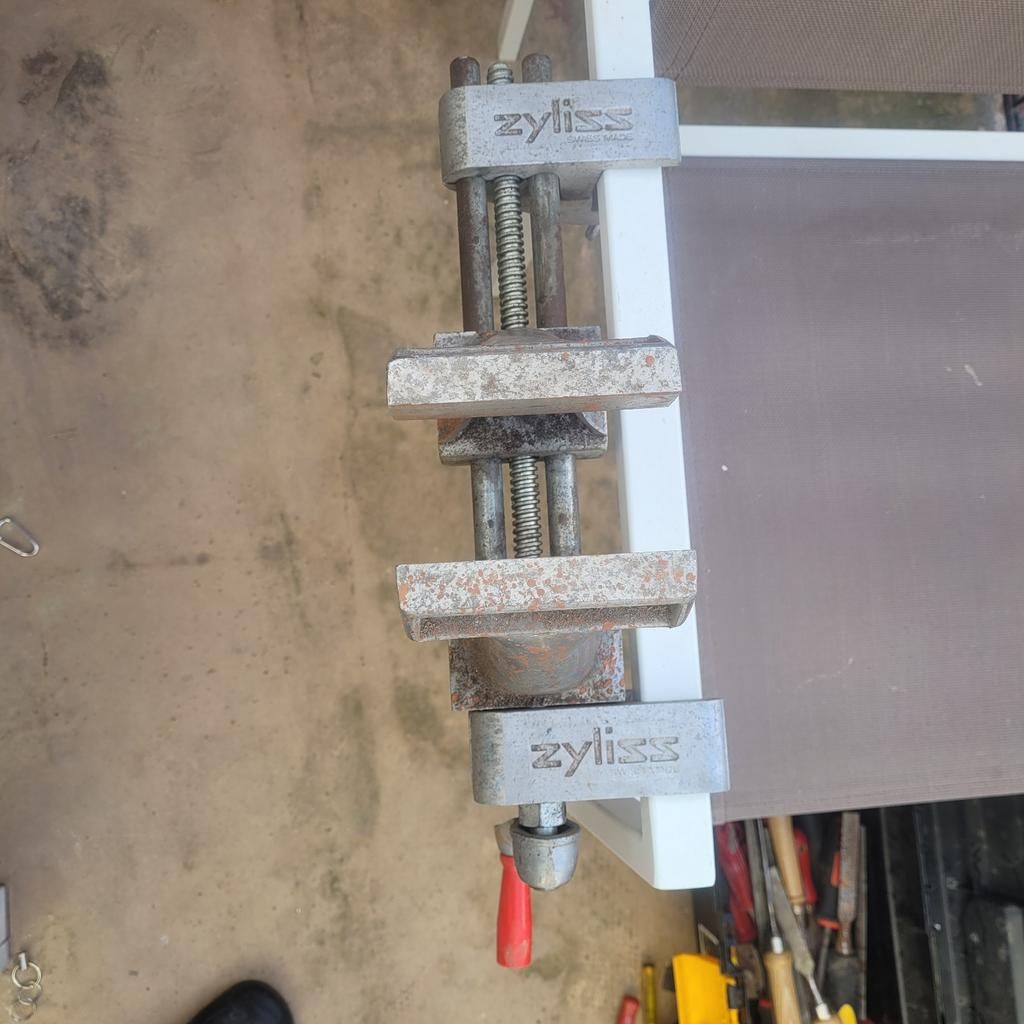 Zyliss Aluminium Bankschroef - Handige Werkbank Klem, Doe-het-zelf en Verbouw, Gereedschap | Handgereedschap, Ophalen of Verzenden