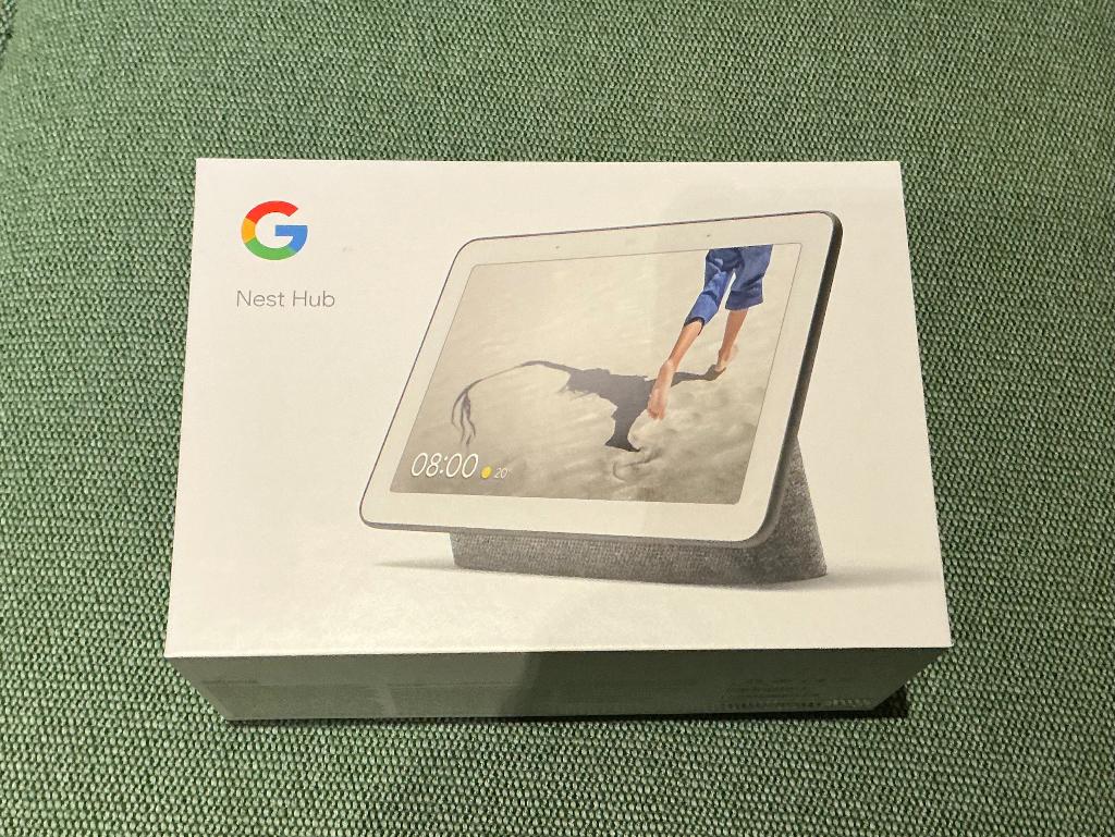 Google Nest Hub Grigio Antracite / Carbon, Computers en Software, Overige Computers en Software, Ophalen, Nieuw