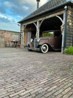 Ford Model A, Tudor 1930, 350, V8, Weiand-blower, automaat., Auto's, Automaat, Bruin, 4 stoelen, Particulier