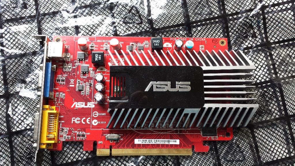 Videokaart asus eah3450/htp/512m/a, Computers en Software, Ophalen of Verzenden, Zo goed als nieuw, Overige soorten