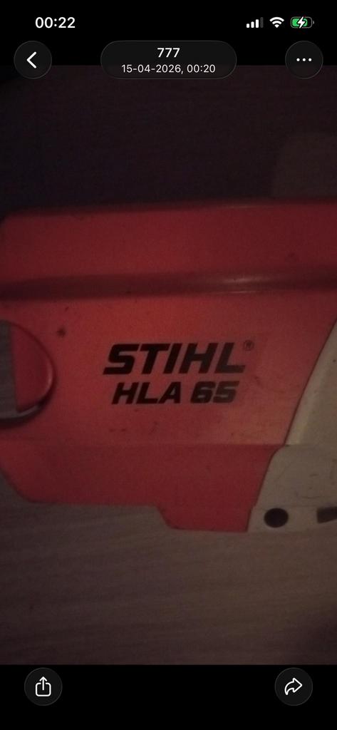 STIHL HLA 65 van STIHL., Ophalen of Verzenden, Zo goed als nieuw
