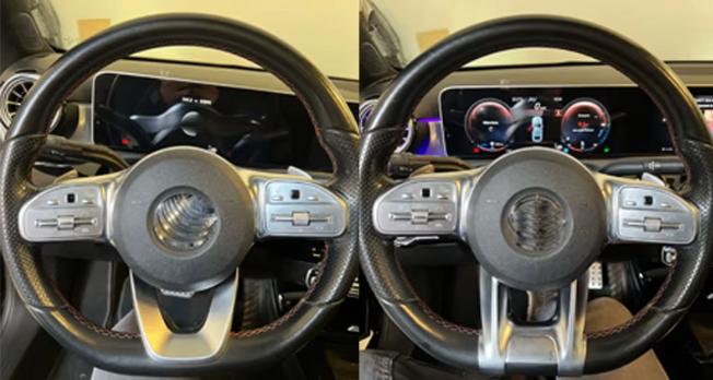 Mercedes AMG Stuur Cover W177 W205 W213+++ Interieur Upgrade, Ophalen of Verzenden, Nieuw, Mercedes-Benz