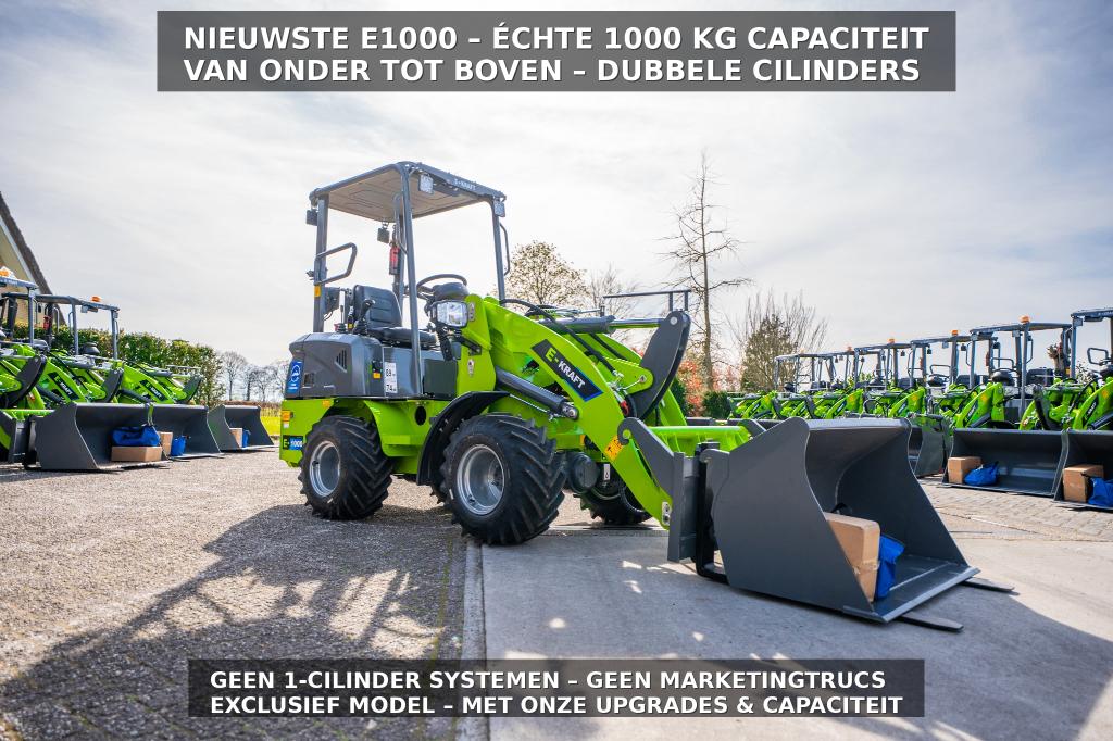 E-Kraft elektrische shovel minishovel wiellader 2026 model!!, Ophalen, Wiellader of Shovel