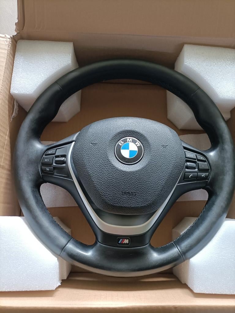 Origineel BMW M-sportstuur met airbag en stuurwielbediening, Auto-onderdelen, Besturing, Ophalen of Verzenden, BMW