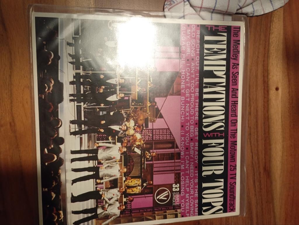 The Temptations & Four Tops Medley LP - Motown, Cd's en Dvd's, Vinyl | Pop, Ophalen of Verzenden, 1980 - 1989, Gebruikt, 12 inch