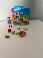 playmobil Boerin met schapen agicuttrice arec moutons 4765, Ophalen of Verzenden, Zo goed als nieuw, Complete set