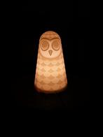Ikea Solbo uilenlampje, tafellamp uil, owl lamp, wit, 23 cm, Kunststof, Ophalen of Verzenden, Zo goed als nieuw, Minder dan 50 cm