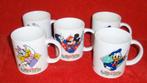 5 mokken tas Disney world on ice 1995 België voor Renault, Ophalen of Verzenden, Overige figuren, Gebruikt, Servies