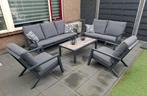 Prachtige grote Z.G.A.N loungeset/tuinset nieuwprijs €2495,-, Ophalen, Aluminium, Loungeset, 7 zitplaatsen