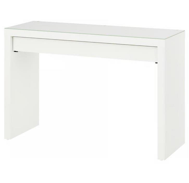 IKEA MALM Kaptafel, wit, 120x41 cm Gebruikt, Ophalen, 100 tot 150 cm, Zo goed als nieuw, Minder dan 100 cm