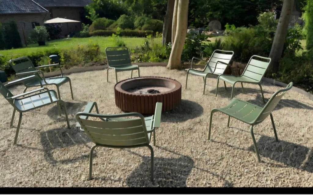 Nieuwe fermob low, lounge met en zonder armleuning voorraad, Ophalen of Verzenden, Nieuw