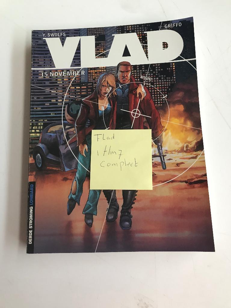 Vlad de serie 1 t/m 7 compleet en als nieuw., Eén stripboek, Ophalen of Verzenden, Zo goed als nieuw