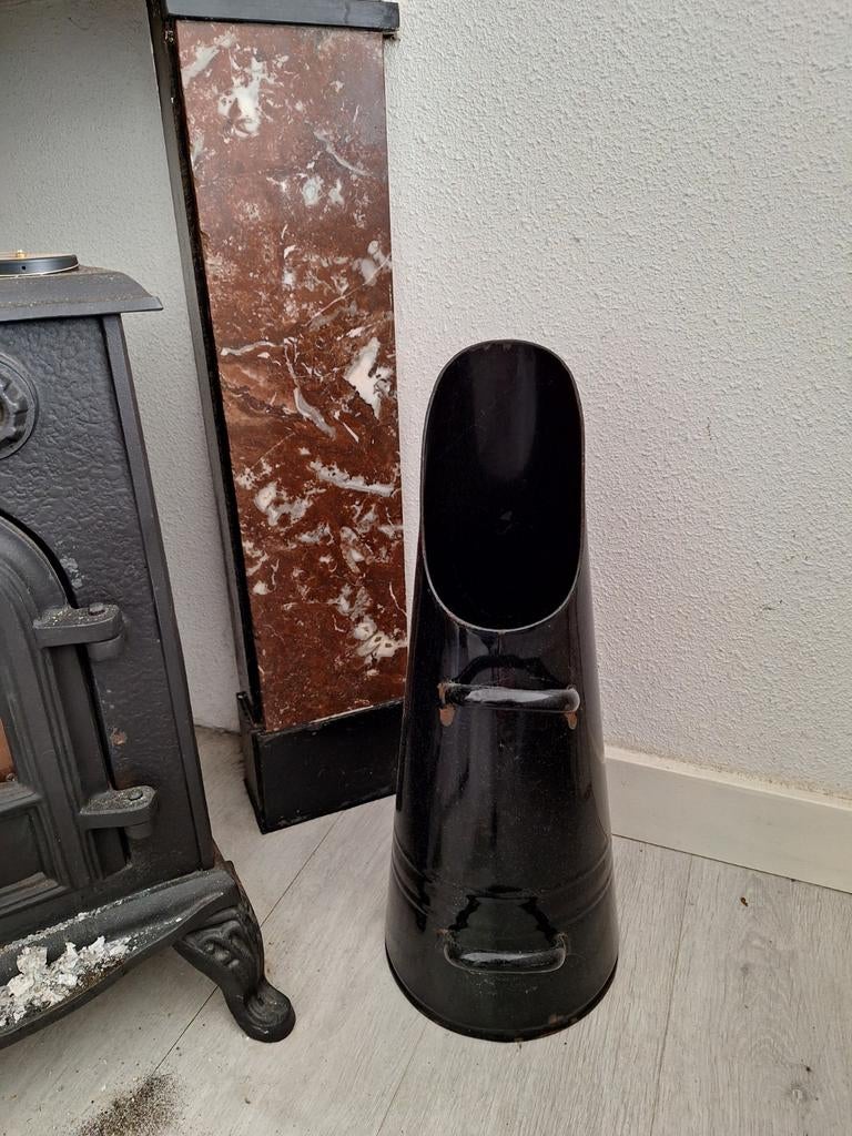 Zwarte kolen kit, Huis en Inrichting, Kachels, Ophalen of Verzenden, Gebruikt, Hout, Houtkachel