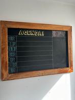 Decoratief krijtbord met weekagenda, Ophalen