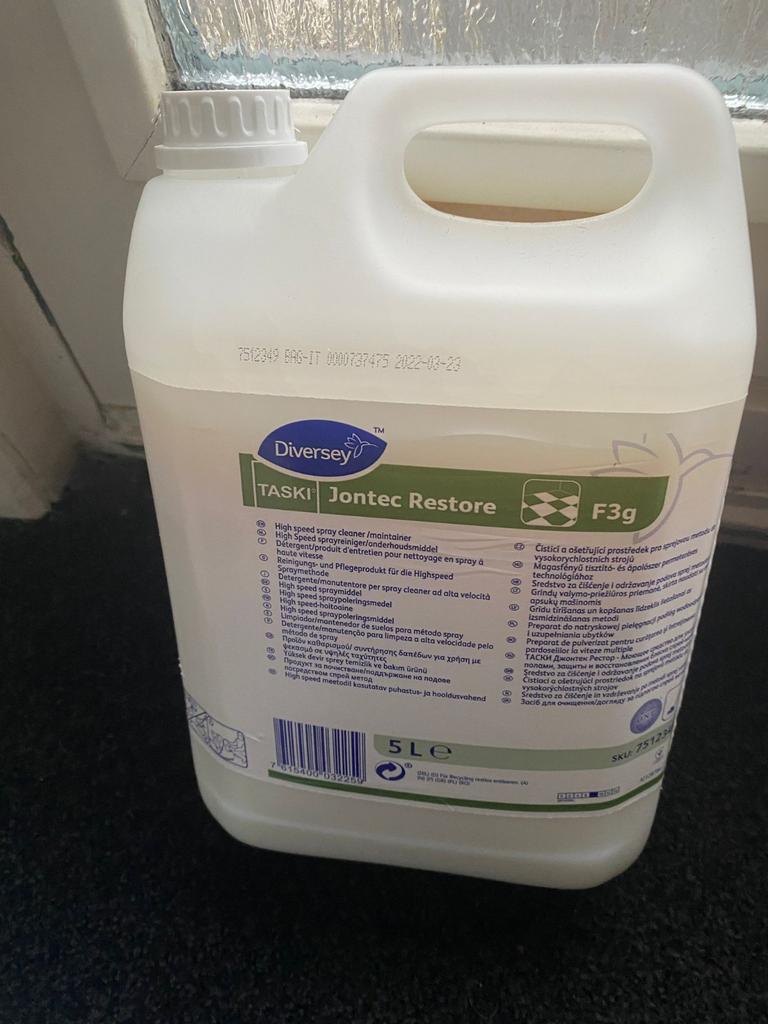Diversey TASKI Jontec Restore F3g -2x 5L Sprayreiniger, Ophalen of Verzenden, Schoonmaakmiddel