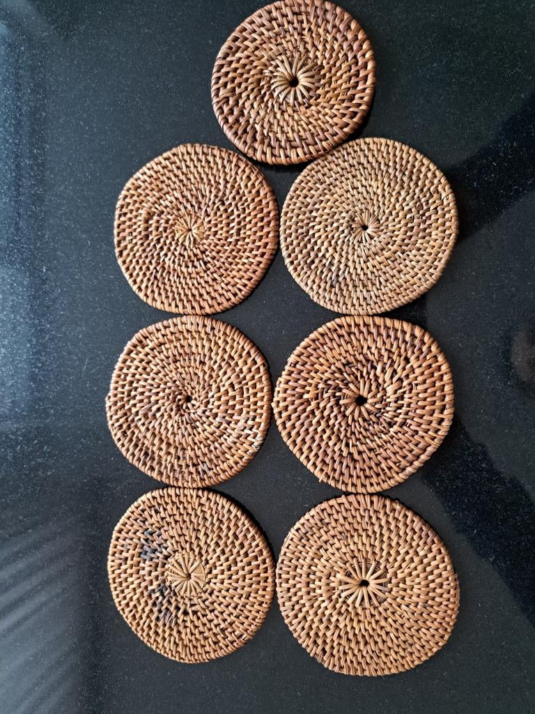 13 Birmariet onderzetters Flamant Togo, Ophalen of Verzenden, Zo goed als nieuw, Glas of Kopje