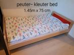 Peuter/ kleuterbed 1.45x 75 cm, Ophalen of Verzenden, Zo goed als nieuw, Ledikant