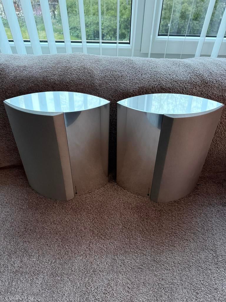 Bang & Olufsen Beolab 4000 in zeer nette staat, Zo goed als nieuw, 120 watt of meer, Front, Rear of Stereo speakers, Ophalen