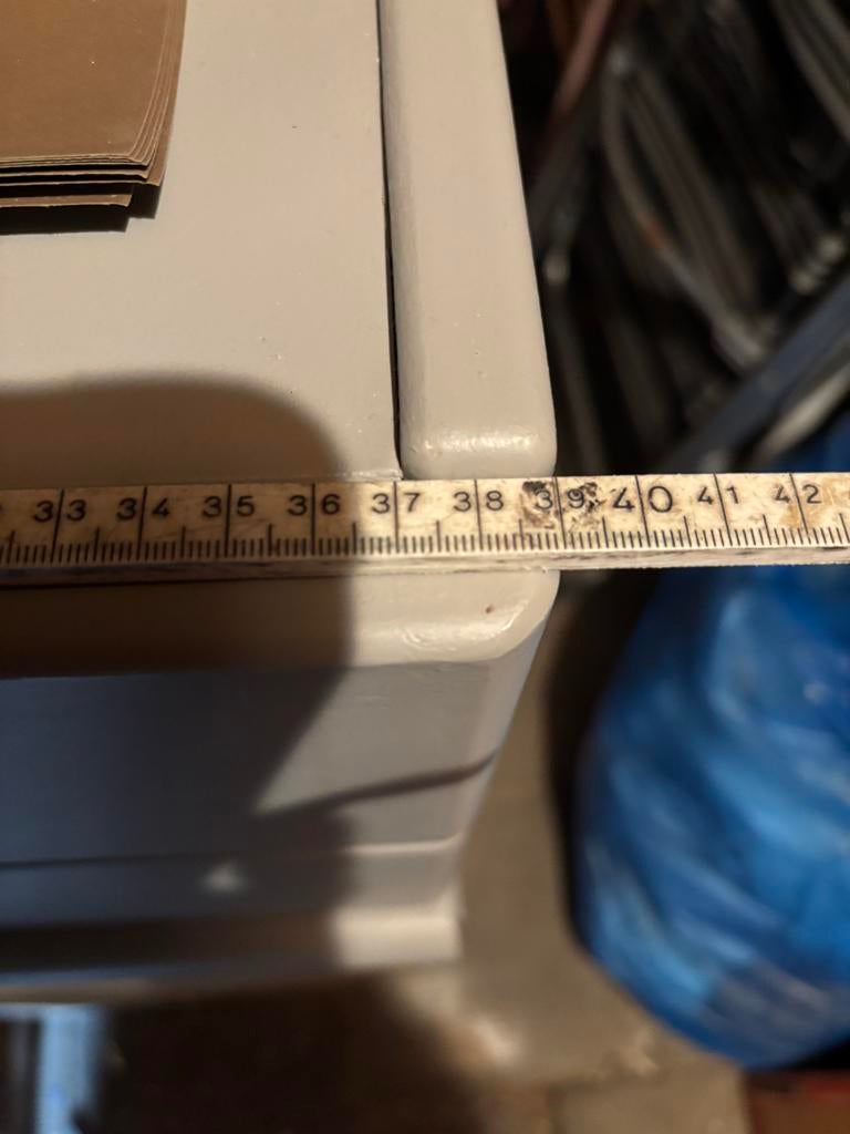 Set van 2 Nachtkastjes - Grijs, Ophalen, Gebruikt, Minder dan 45 cm, Minder dan 55 cm