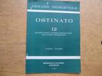 GERARD HENGEVELD - 12 PIANO STUKJES, Muziek en Instrumenten, Bladmuziek, Gebruikt, Ophalen of Verzenden, Artiest of Componist