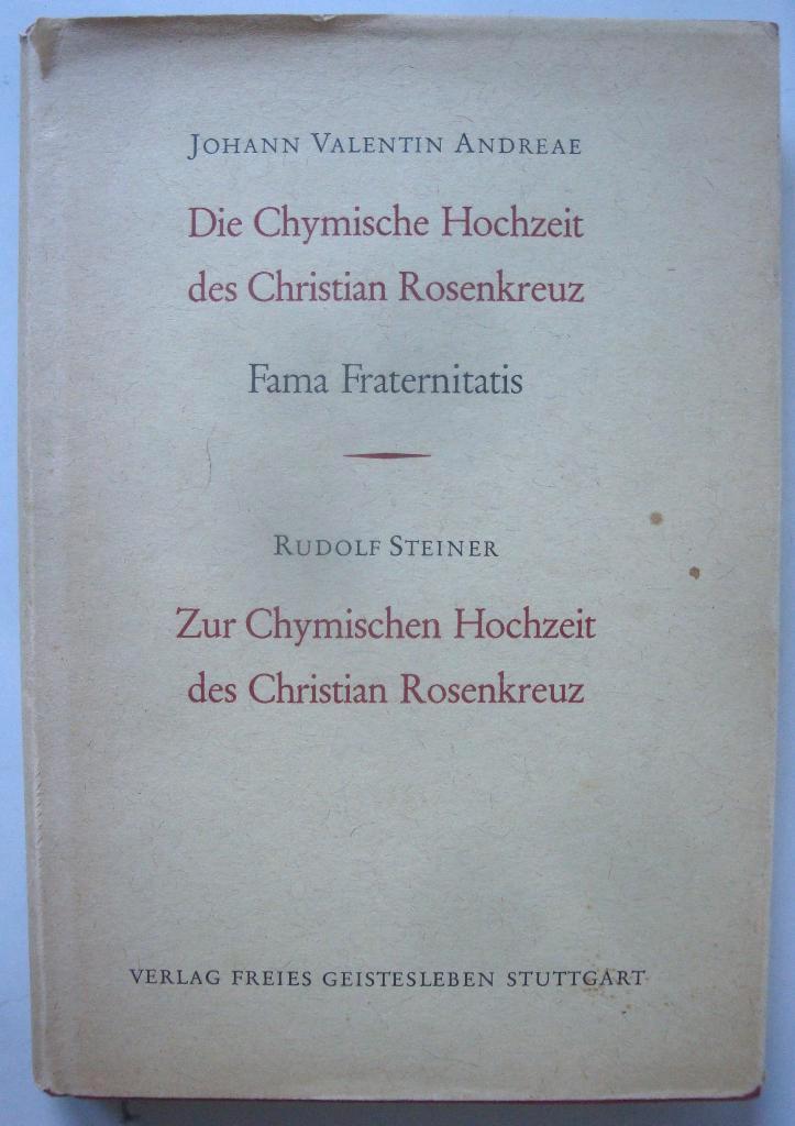 Johann Valentin Andreae Rud. Steiner Die Chymische Hochzeit, Boeken, Esoterie en Spiritualiteit, Zo goed als nieuw, Achtergrond en Informatie