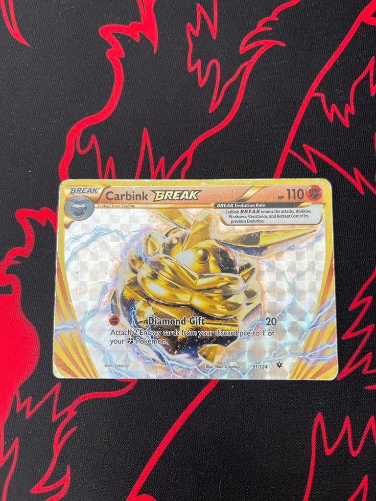 Carbink BREAK 51/124 Pokémon Kaart, Ophalen of Verzenden, Gebruikt, Losse kaart