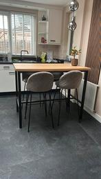 Bartafel +  4 stoelen, Ophalen of Verzenden, Zo goed als nieuw