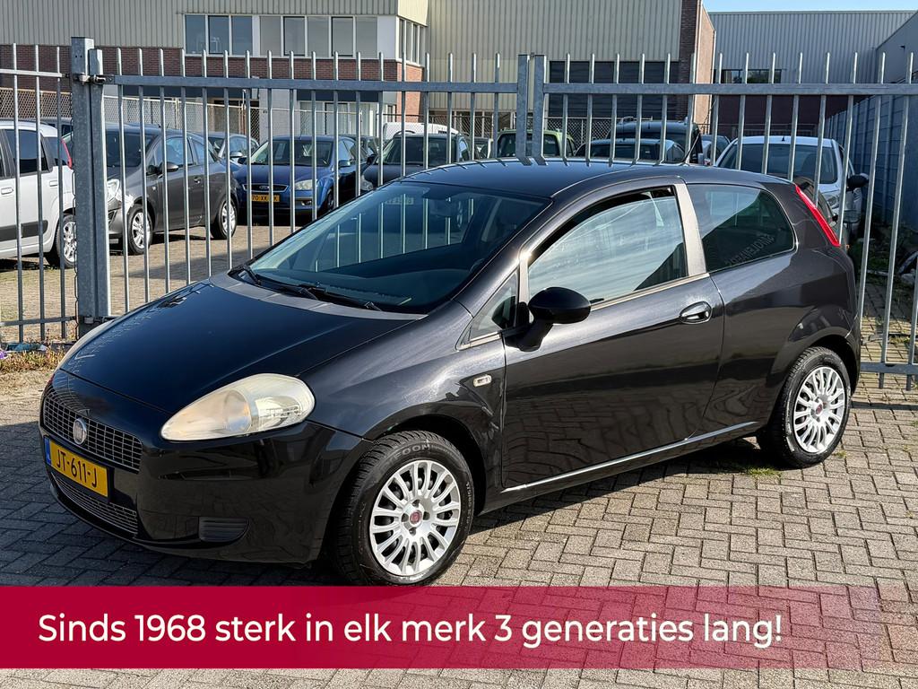 Fiat Grande Punto 1.4 Active NIEUWE APK! NL AUTO NAP! Airco, Auto's, Fiat, Voorwielaandrijving, Stof, Zwart, 4 cilinders