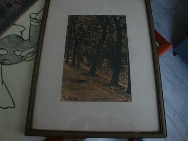 oude pentekening, Ophalen of Verzenden