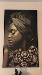 Schilderij Afrikaanse vrouw, Ophalen