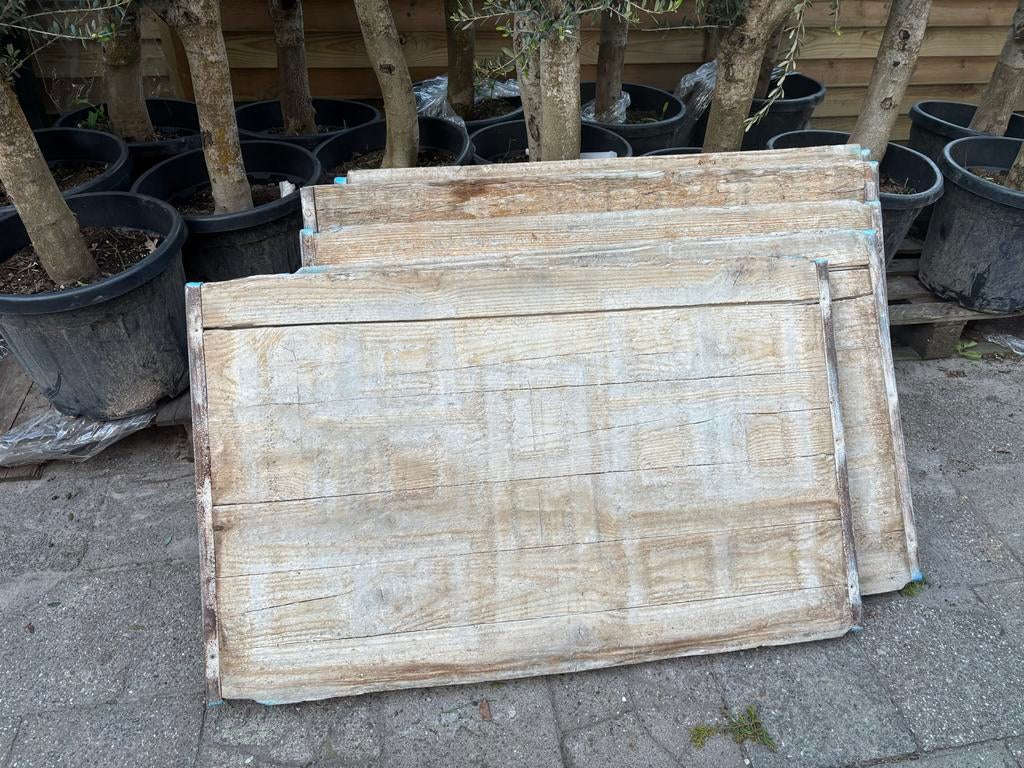 Steenschot 124x75 cm 45 mm, Doe-het-zelf en Verbouw, Ophalen, Gebruikt, Minder dan 25 mm, Plank