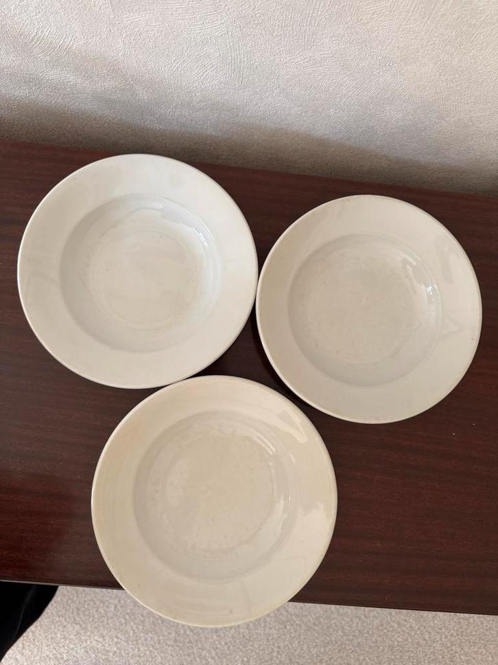 Set van 3 vintage Diepe Borden - Mosa Maastricht, Antiek en Kunst, Antiek | Servies los, Ophalen of Verzenden