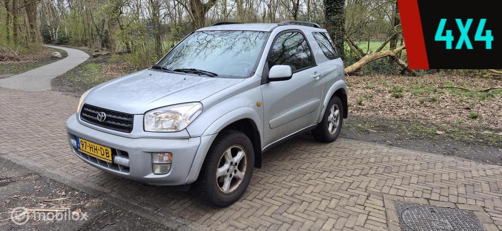 Toyota RAV4 2.0-16V VVT-i Sol 4 WHEEL DRIVE Export/Handel, Auto's, Keurmerk '100% Onderhouden', 1998 cc, Gebruikt, Zwart