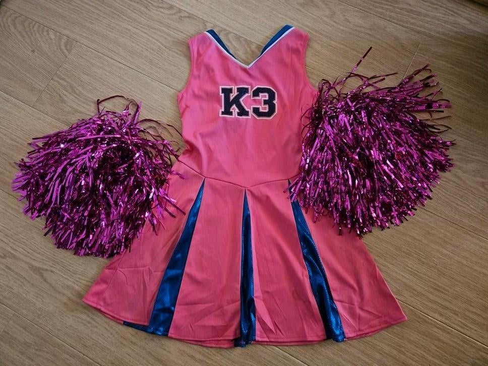 K3 verkleedjurk met pompons - Maat 152, Ophalen, Gebruikt, 146 t/m 152, Meisje