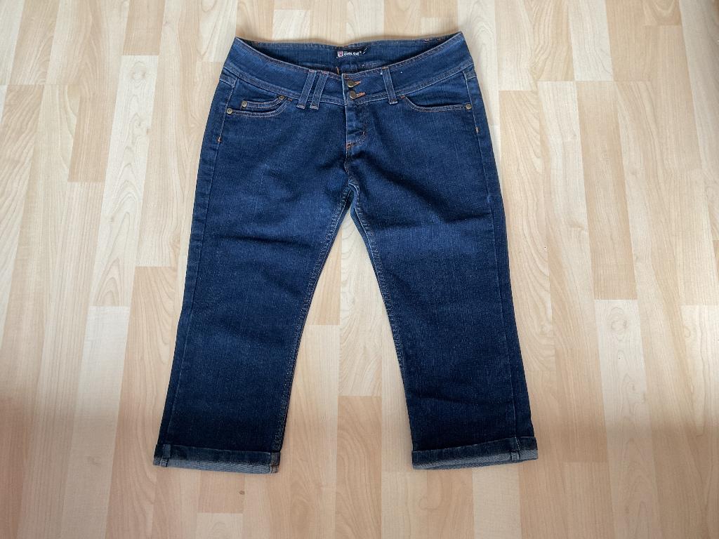 Leuke Capri dames broek van Cool Cat. Maat L, Kleding | Dames, Blauw, Overige jeansmaten, Ophalen of Verzenden, Zo goed als nieuw