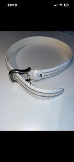 Nanni riem wit leer 88/94 cm, 80 tot 90 cm, 3 tot 5 cm, Tailleriem, Ophalen of Verzenden