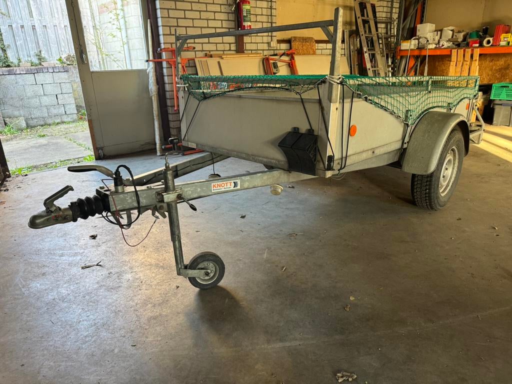 Agados enkelasser aanhanger met kenteken, Fietsen en Brommers, Ophalen, Zo goed als nieuw, Overige typen, 80 kg of meer