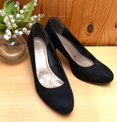 Tamaris suèdelook schoenen maat 37 [DM], Pumps, Zwart, Ophalen of Verzenden, Zo goed als nieuw