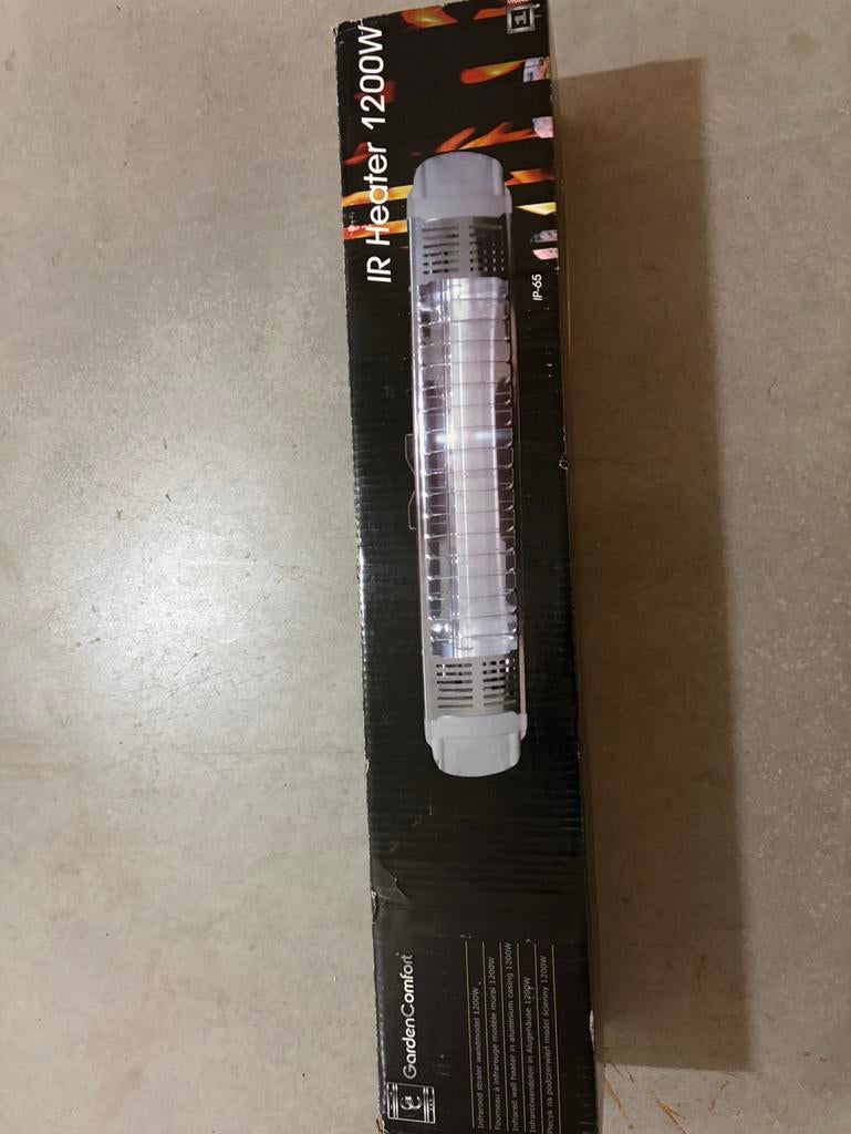 Nieuwe garden comfort infrarood 1200watt, Nieuw, Waterbestendig, Wand, Ophalen