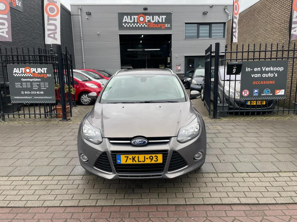 Ford Focus Wagon 1.0 EcoBoost Titanium 2e Eig! Trekhaak Airc, Euro 5, 101 pk, Gebruikt, Bruin