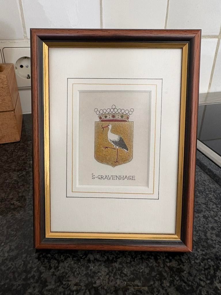 Fotolijstje ‘s Gravenhage (Den Haag), Minder dan 50 cm, Gebruikt, Ophalen of Verzenden, Minder dan 50 cm