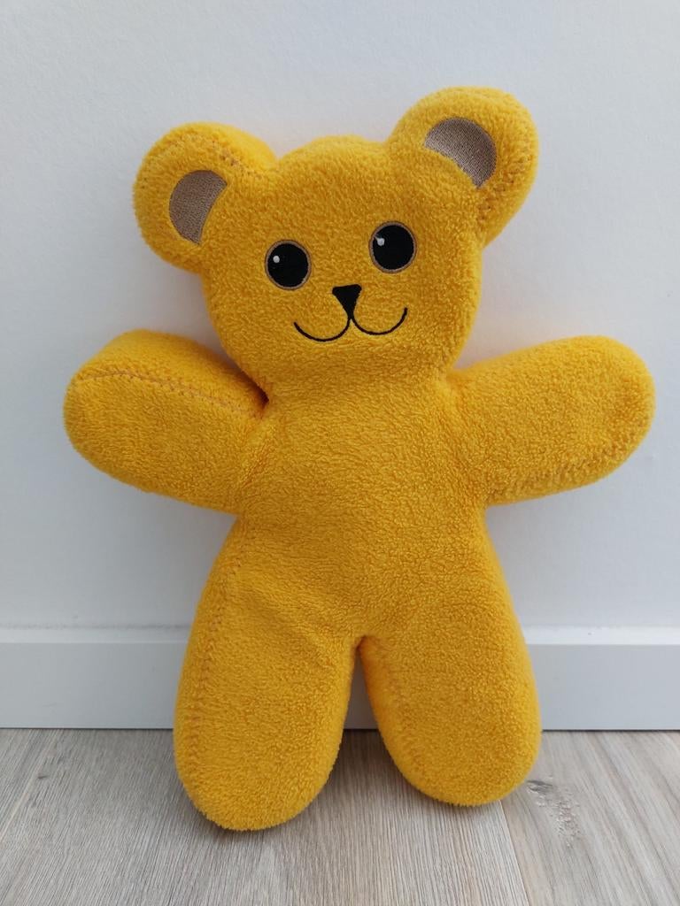 Knuffel Ikea Unicef beer geel vintage L1803, Ophalen of Verzenden, Zo goed als nieuw, Beer