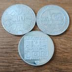 3x prachtige zilveren Oostenrijkse 100 Schilling munten, Ophalen of Verzenden, Oostenrijk, Setje, Zilver