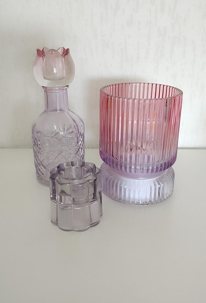 Glazen accessoire set, Ophalen, Overige materialen, Minder dan 25 cm