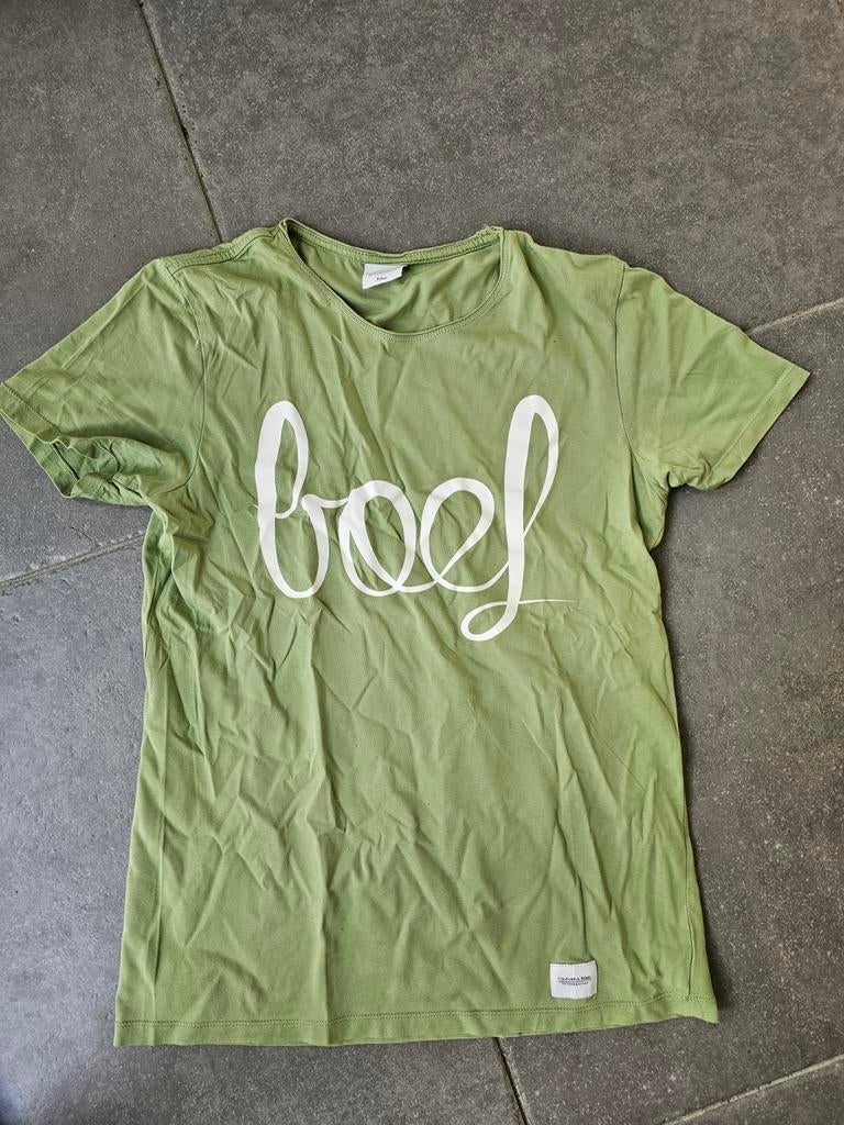 Colourful Rebel shirt heren groen M medium t-shirt BOEF, Kleding | Dames, T-shirts, Maat 38/40 (M), Colourful Rebel, Ophalen of Verzenden