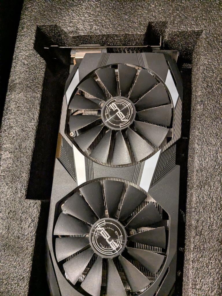 Asus RX 580 4GB videokaart, Computers en Software, Videokaarten, Ophalen, PCI-Express 3, Gebruikt, AMD