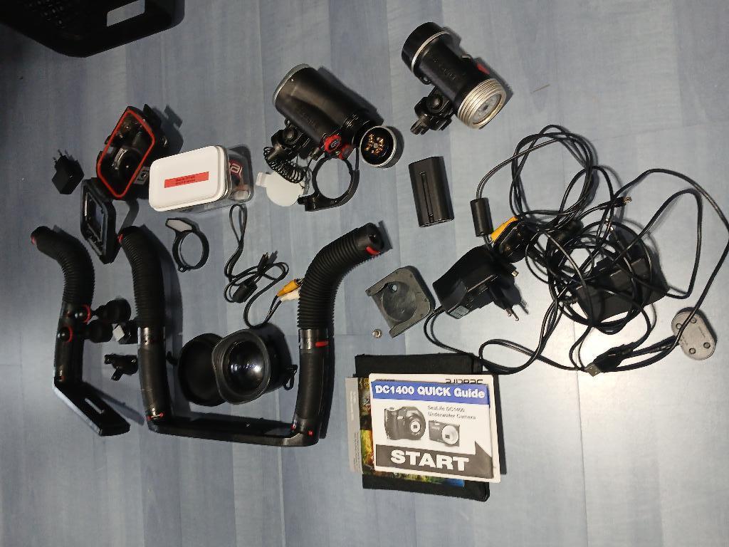 onderwatercamera, Ophalen, Gebruikt, 10 t/m 40 meter, Complete set